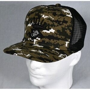NEW Digital Army Camouflage Digital Trucker Cap Hat Mesh CBCR Logo